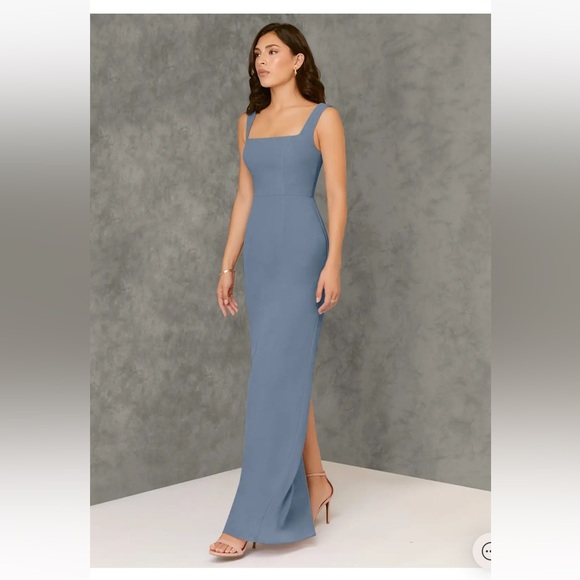 Azazie Flori Twilight Chiffon Dress - Picture 7 of 10